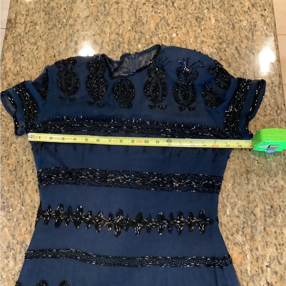 Vie by Victoria Royal Silk Beaded Dress - Picture 11 of 15